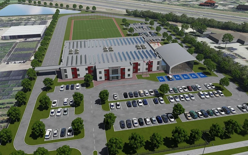 Rendering of the new Central Florida Prep campus